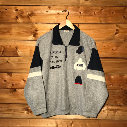 90s Ellesse Outfit quarter zip fleece sweatshirt