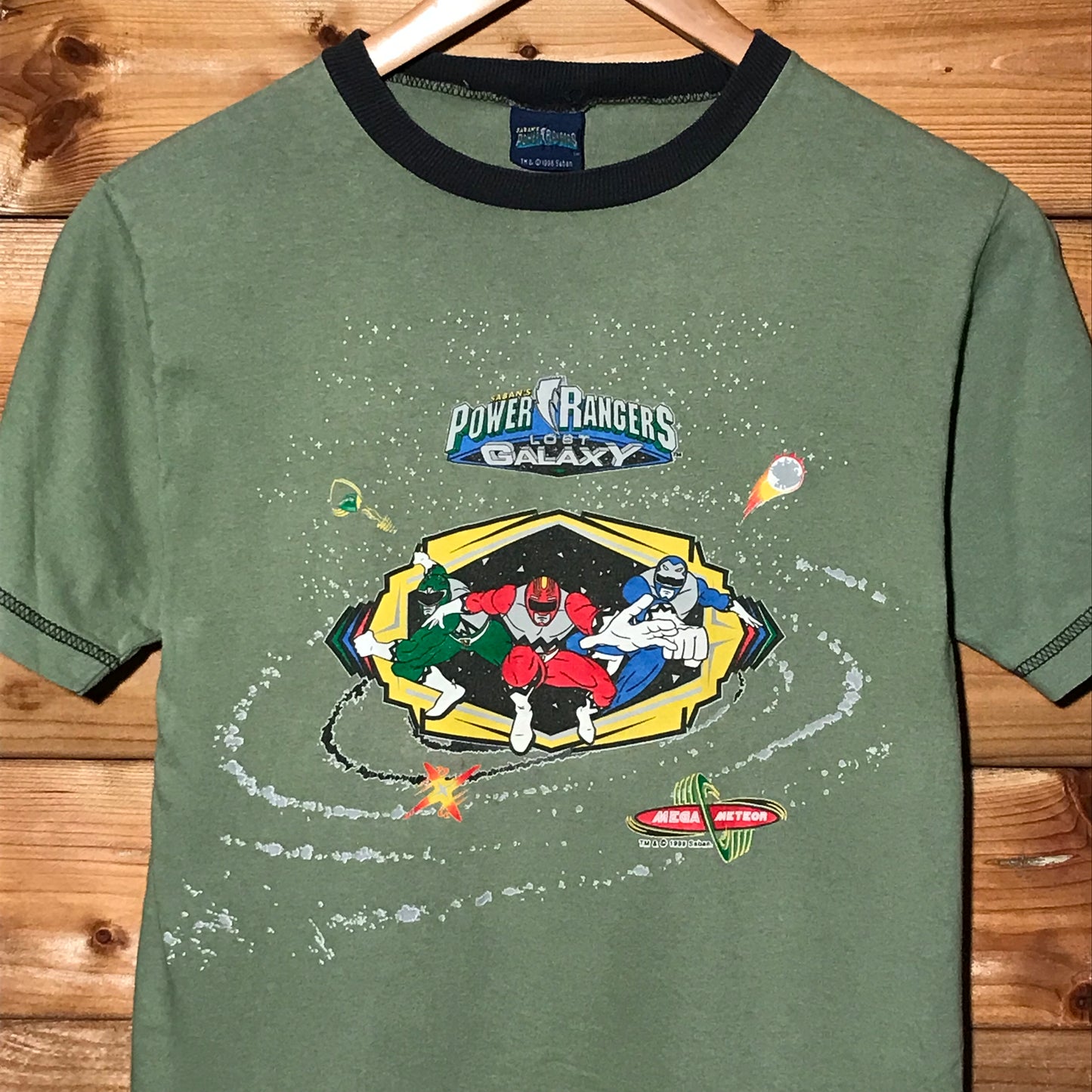 1999 Power Rangers Lost Galaxy t shirt