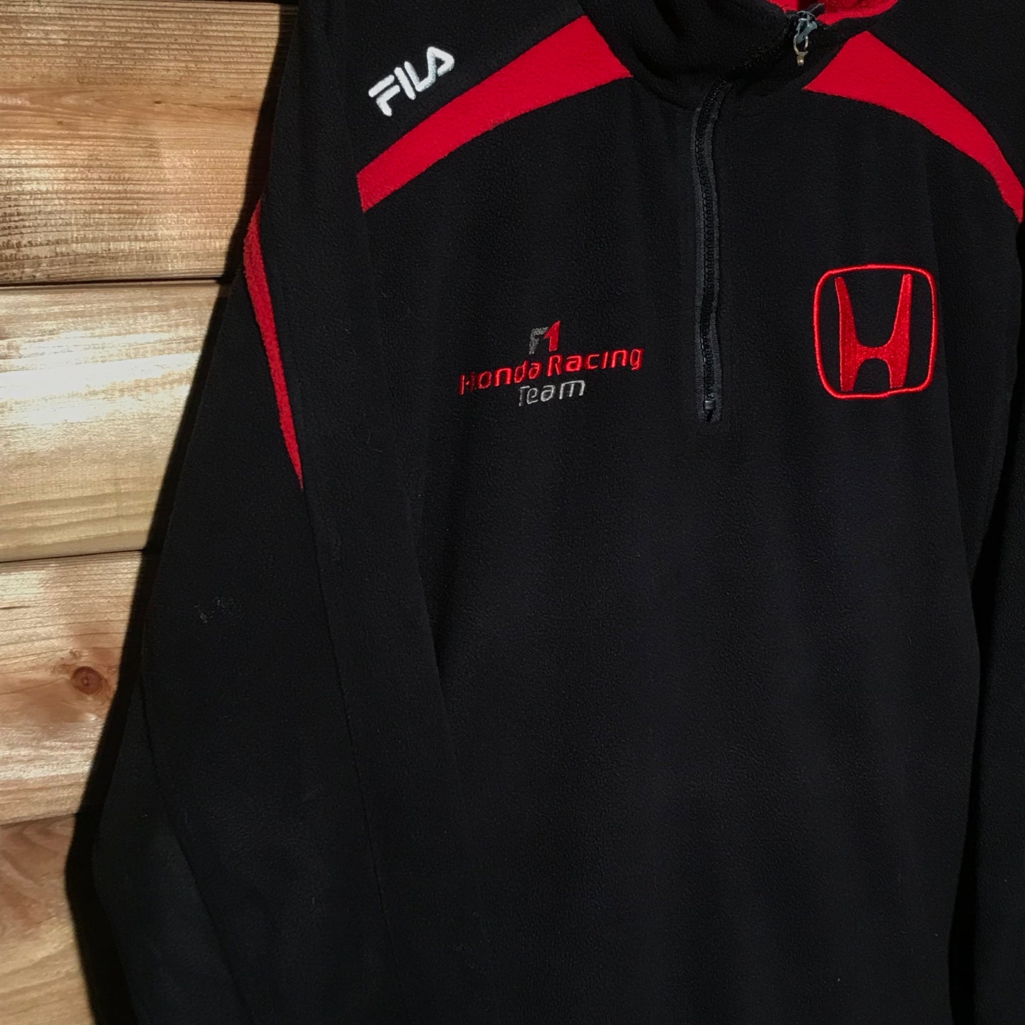 90s Fila F1 Honda Racing Team fleece jacket