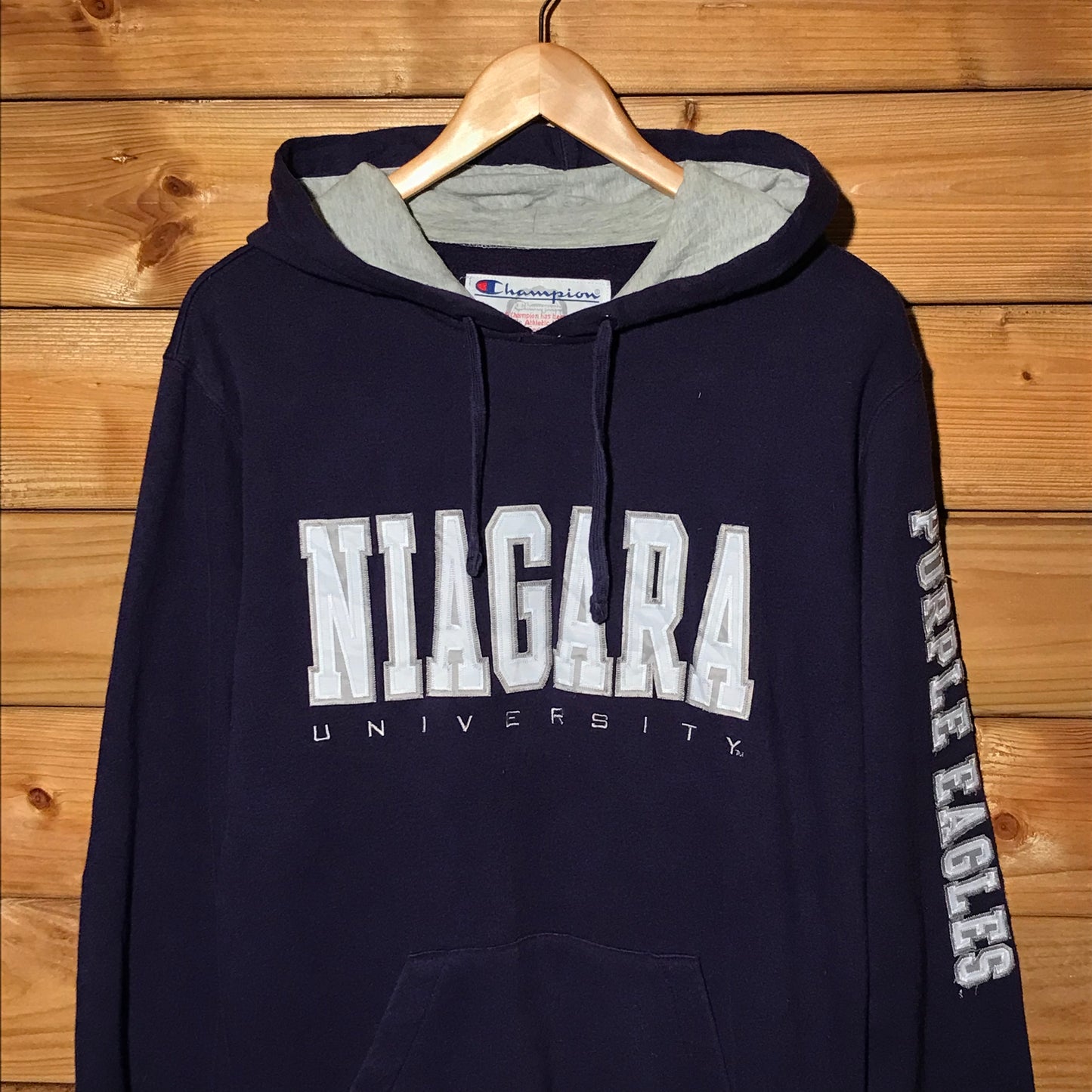 90s Champion Niagara Purple Eagles hoodie