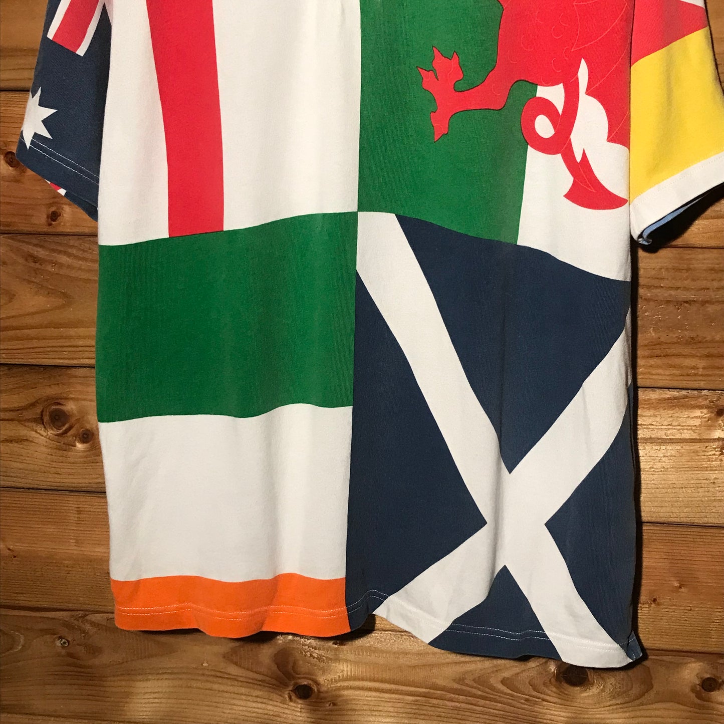 Cotton Traders Multi Flag polo t shirt