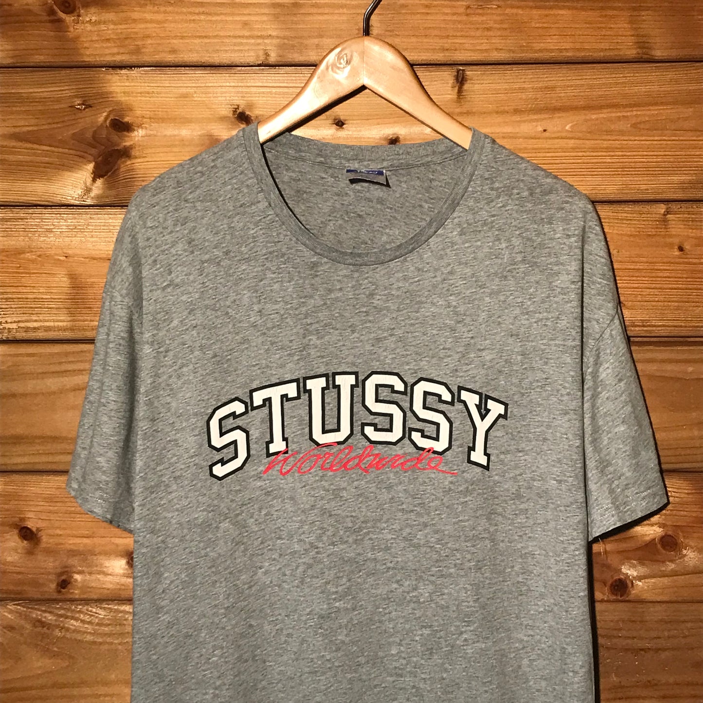 Stüssy Worldwide Arc Spellout t shirt