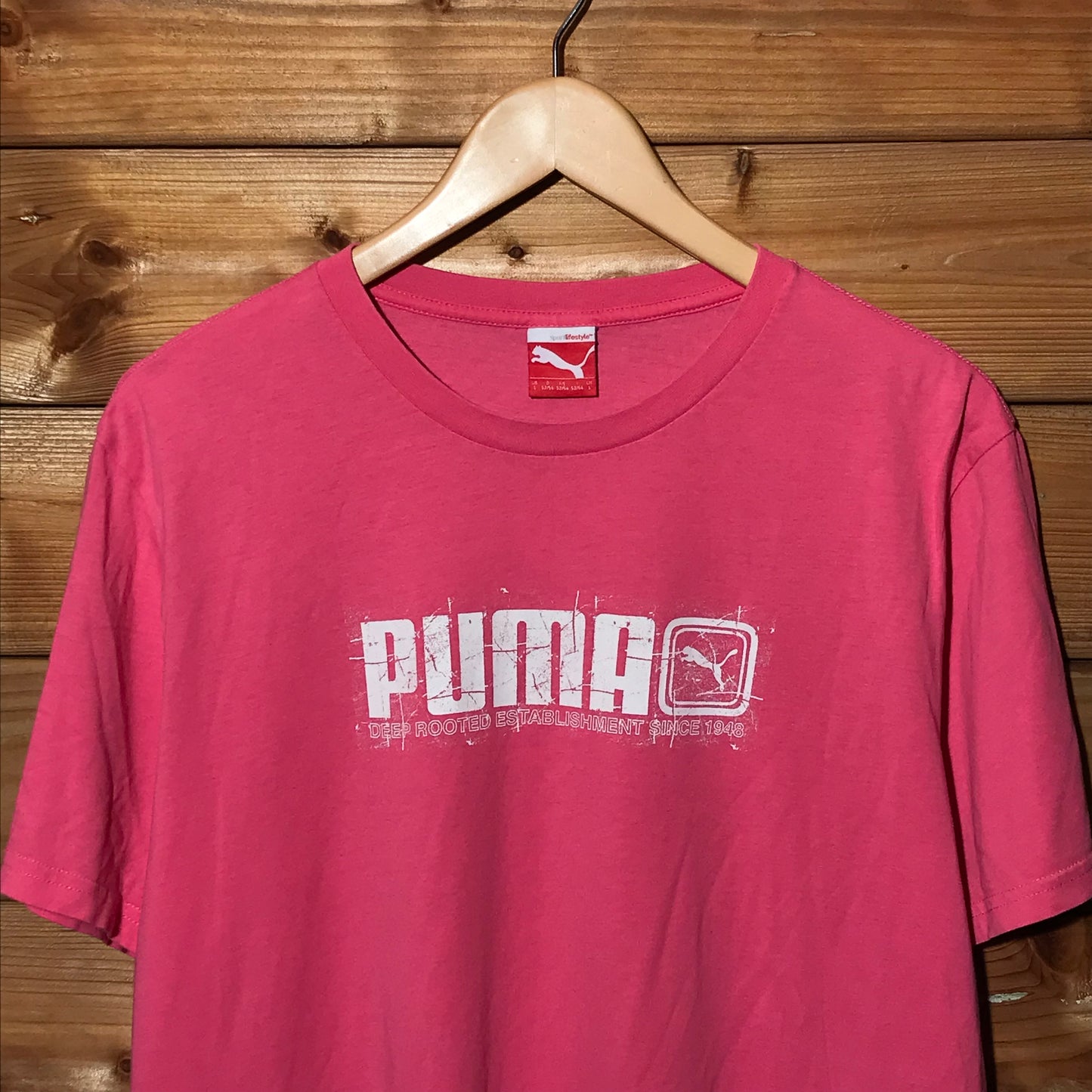 Puma Deep Rooted Spellout t shirt