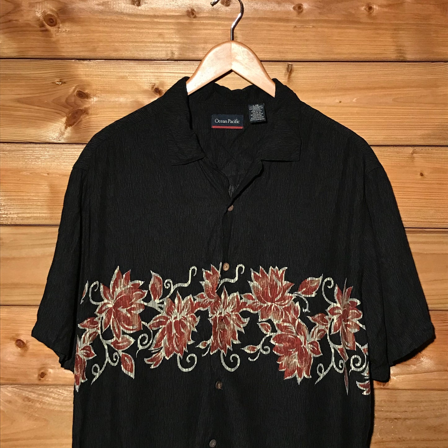 Ocean Pacific Floral rayon shirt