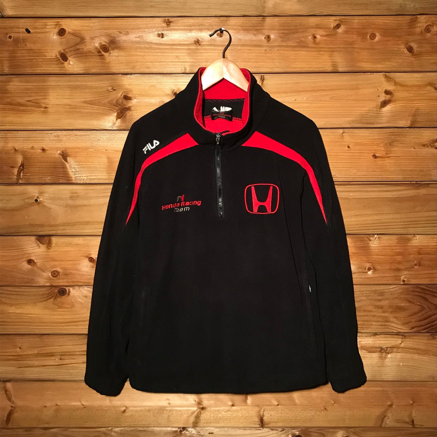 90s Fila F1 Honda Racing Team fleece jacket