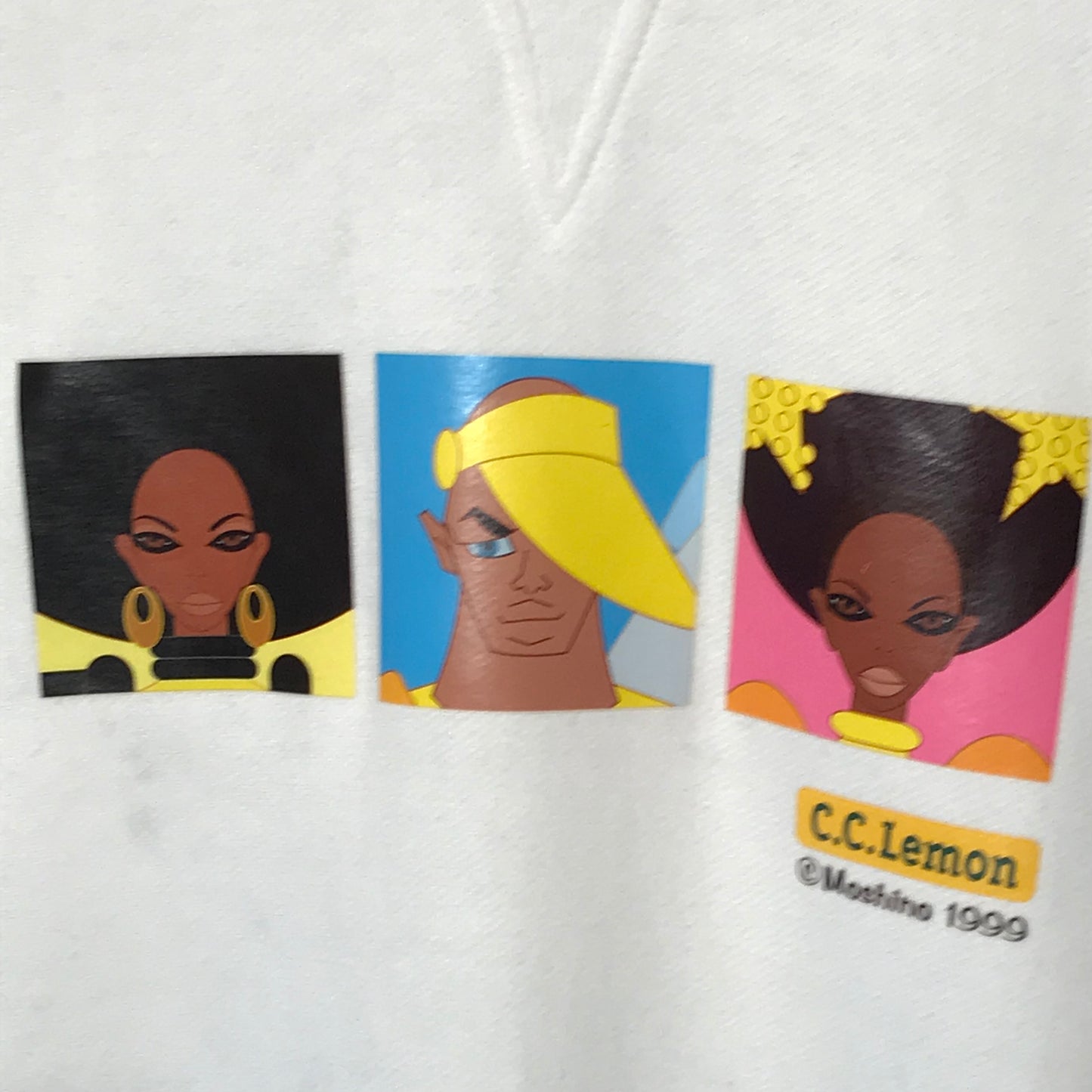 1999 Moschino CC Lemon short sleeve sweatshirt