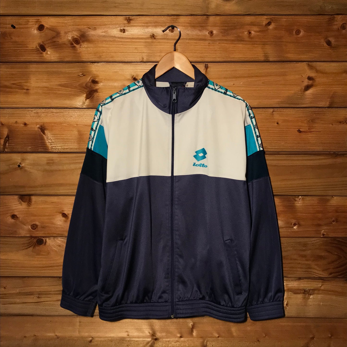 90s Lotto Taped track jacket