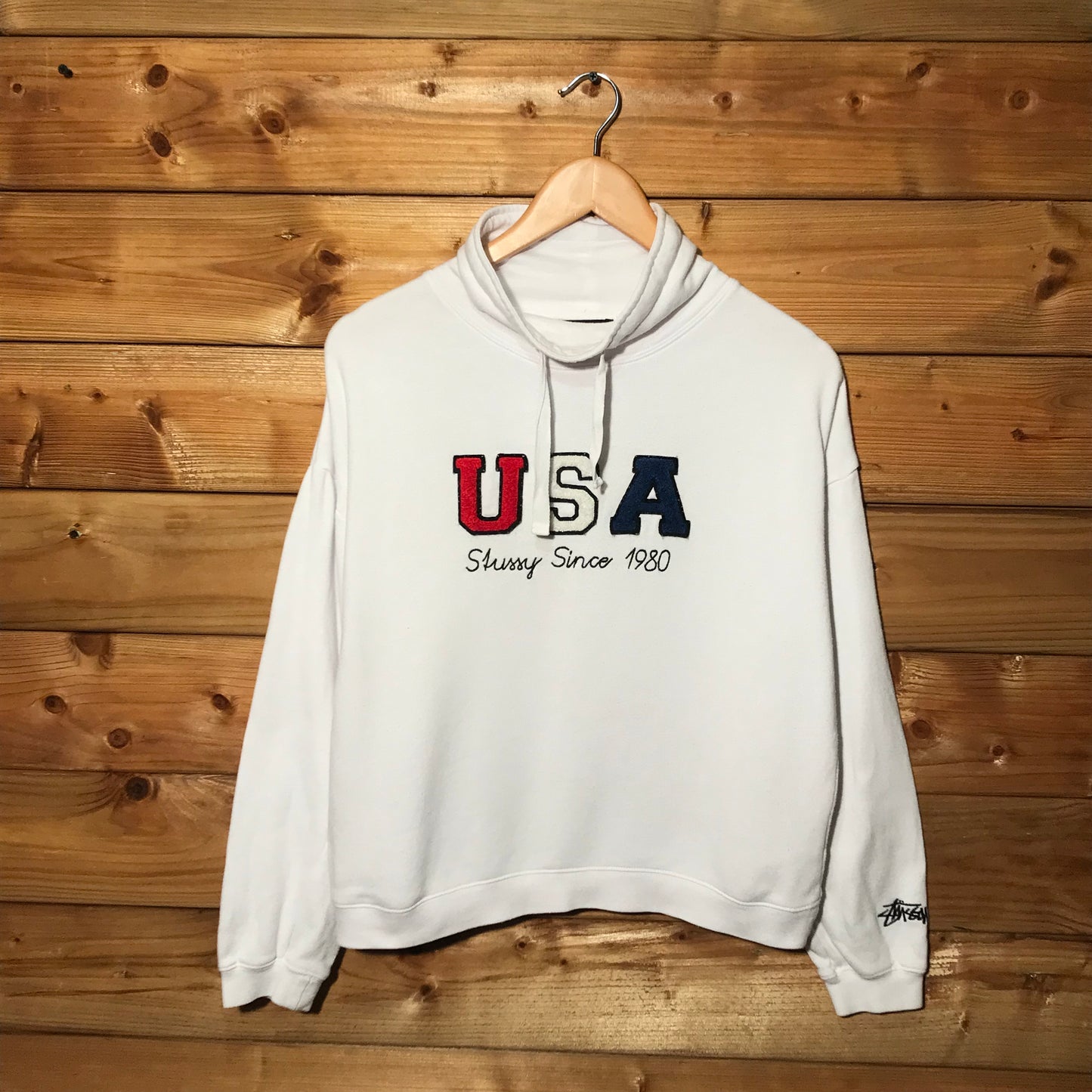 Stüssy USA collared sweatshirt