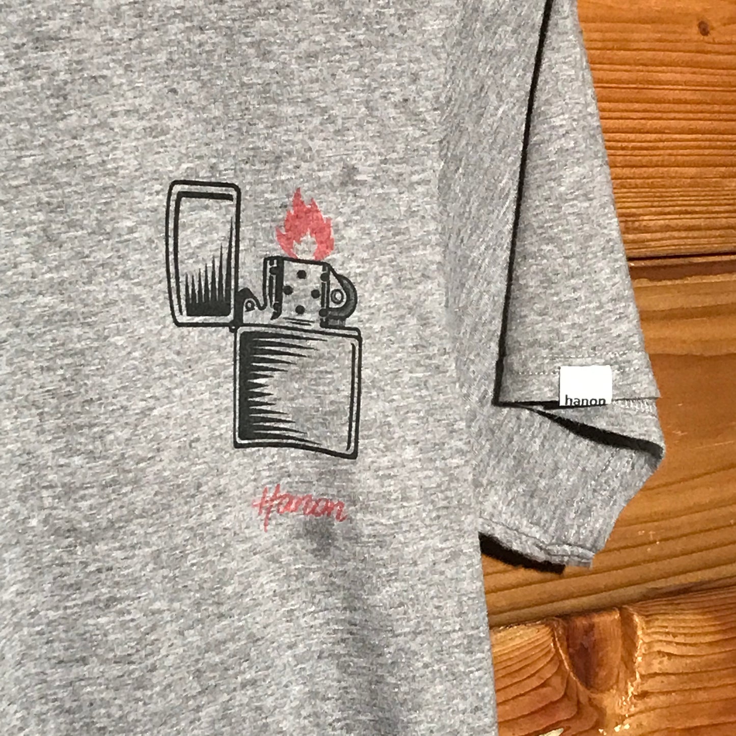 Hanon Zippo Lighter t shirt