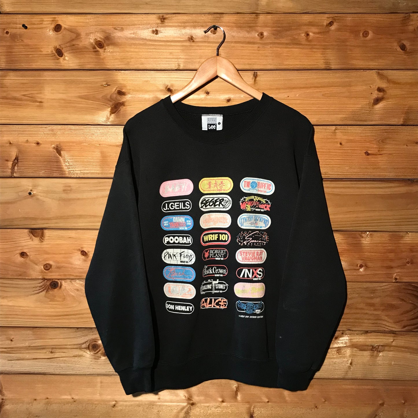 1991 101WRIF Rock Radio 20th Anniversary sweatshirt