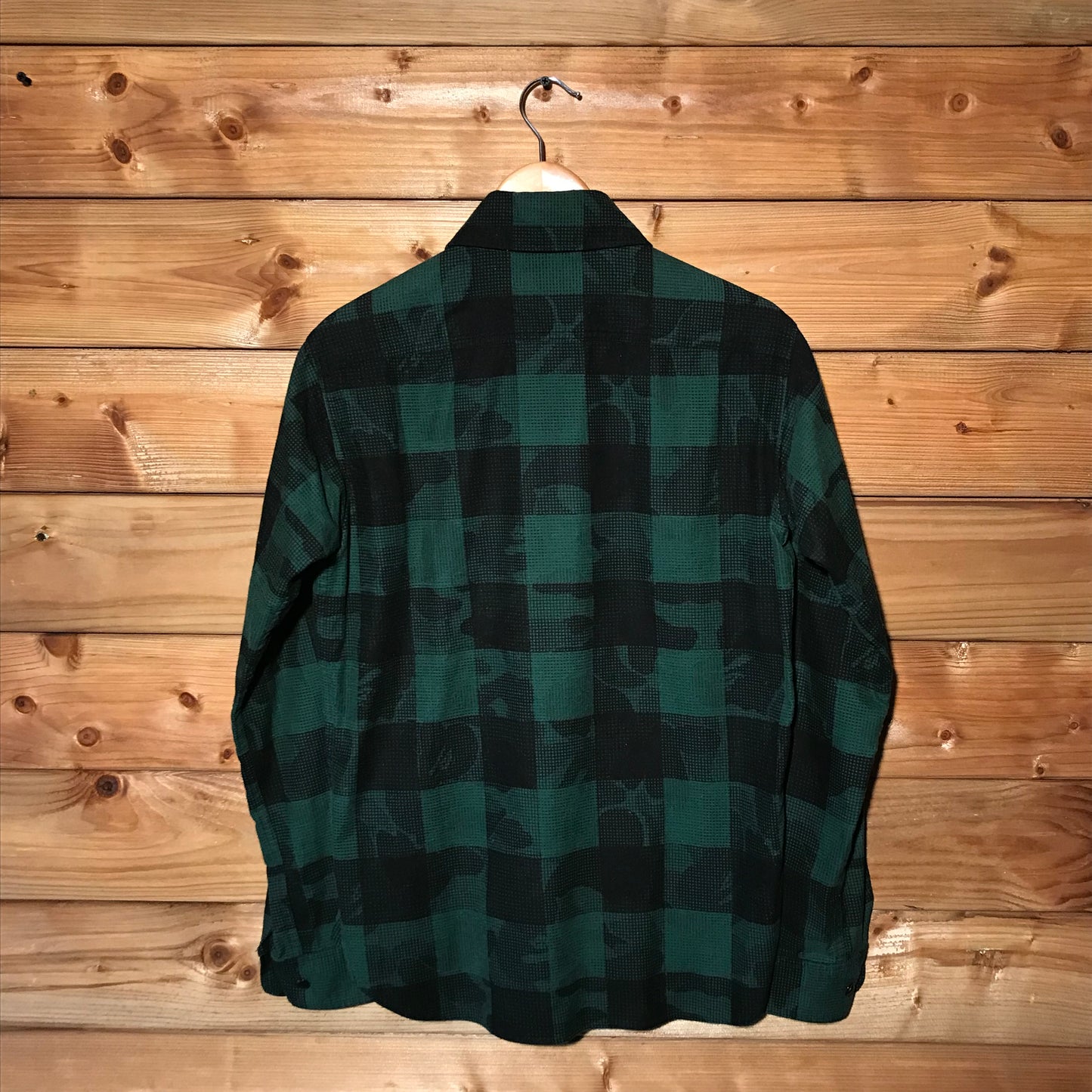 Bape, A Bathing Ape Plaid Camo shirt