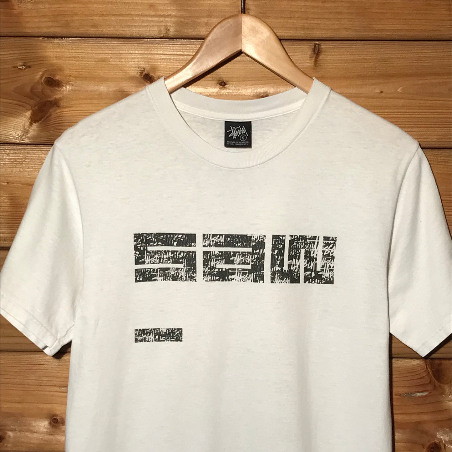 2006 Stüssy x Saw Recordings Spellout t shirt