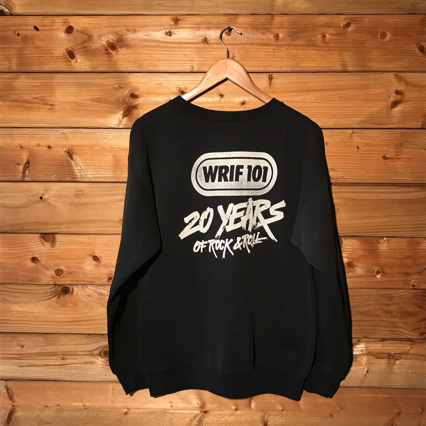 1991 101WRIF Rock Radio 20th Anniversary sweatshirt