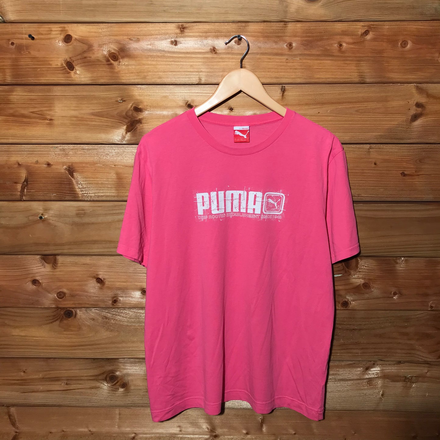 Puma Deep Rooted Spellout t shirt