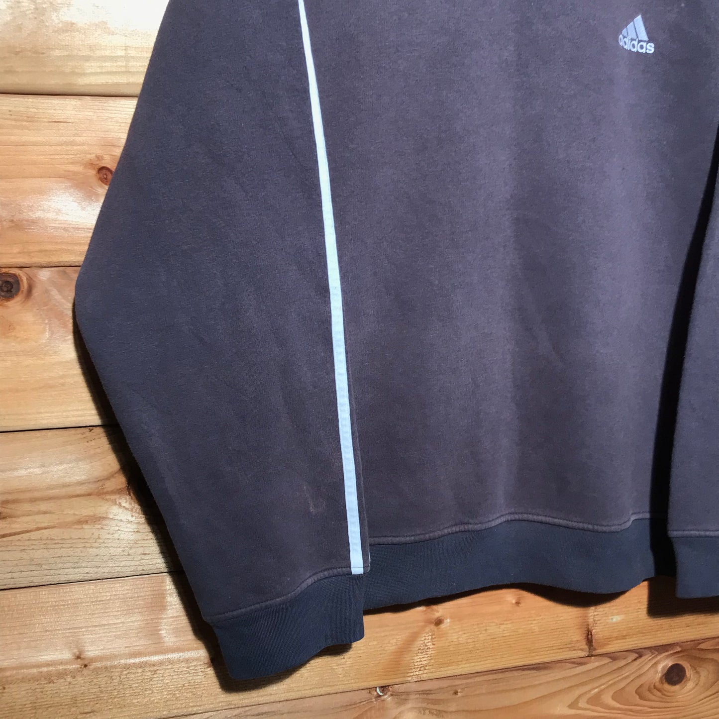 Adidas essentials striped sweatshirt