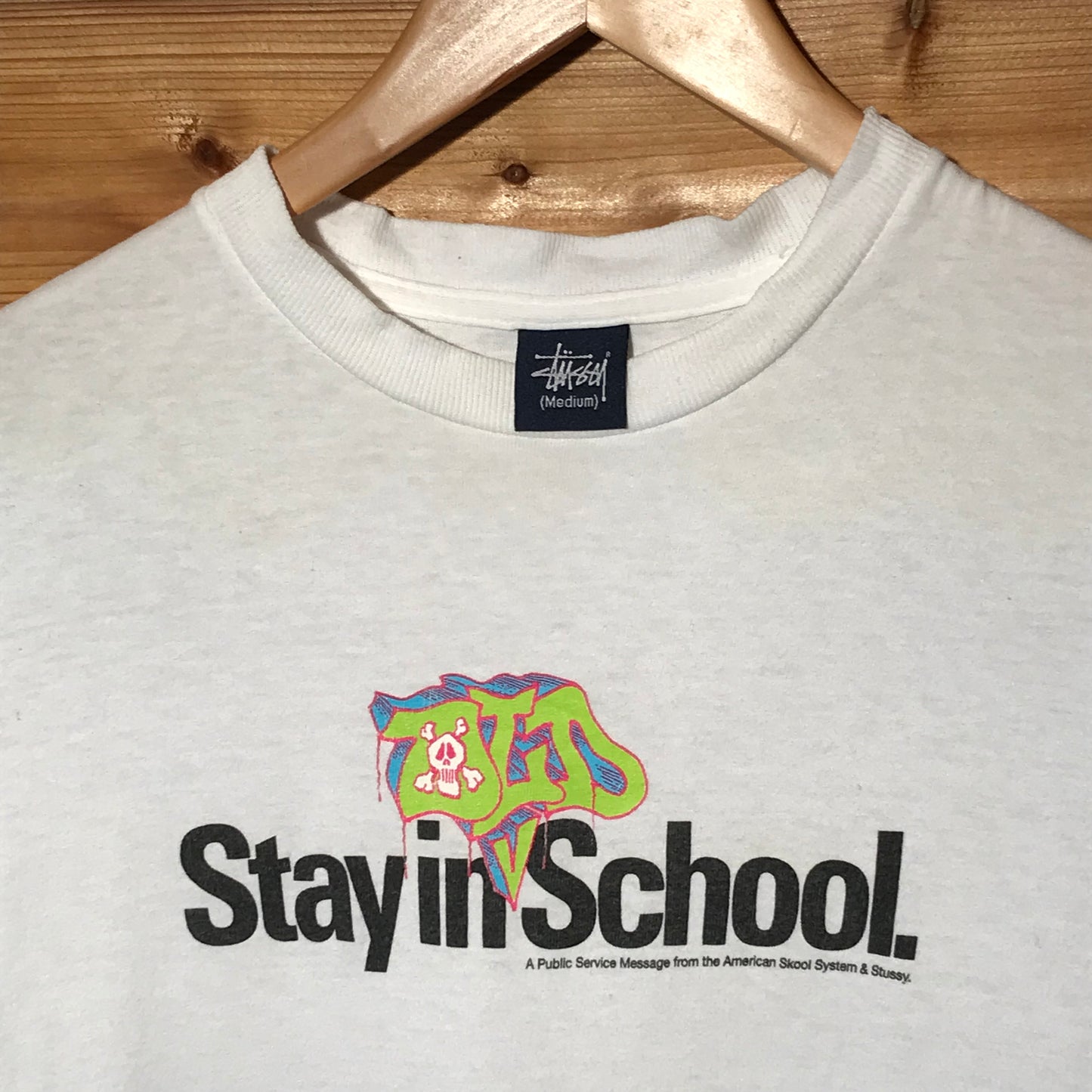 Stüssy Stay In Old School t shirt