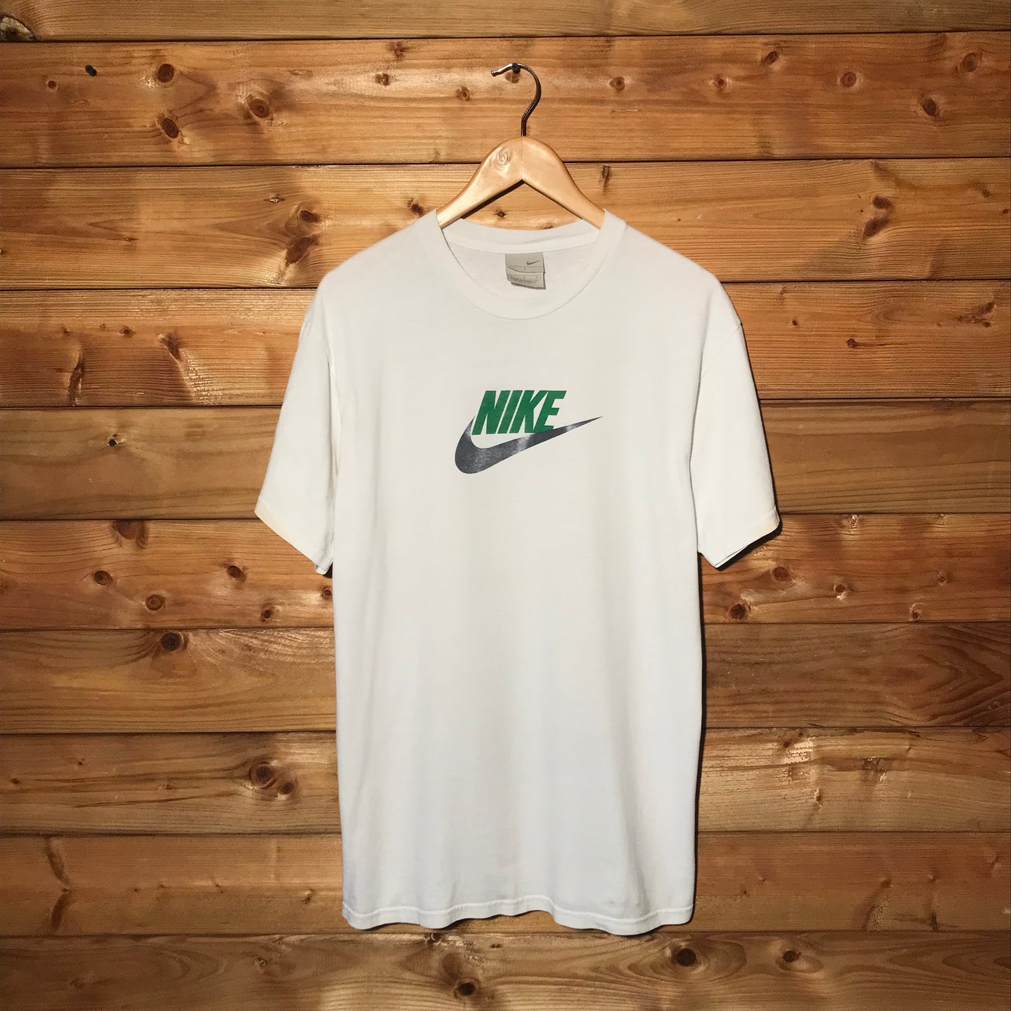 Nike Centre Swoosh Spellout t shirt