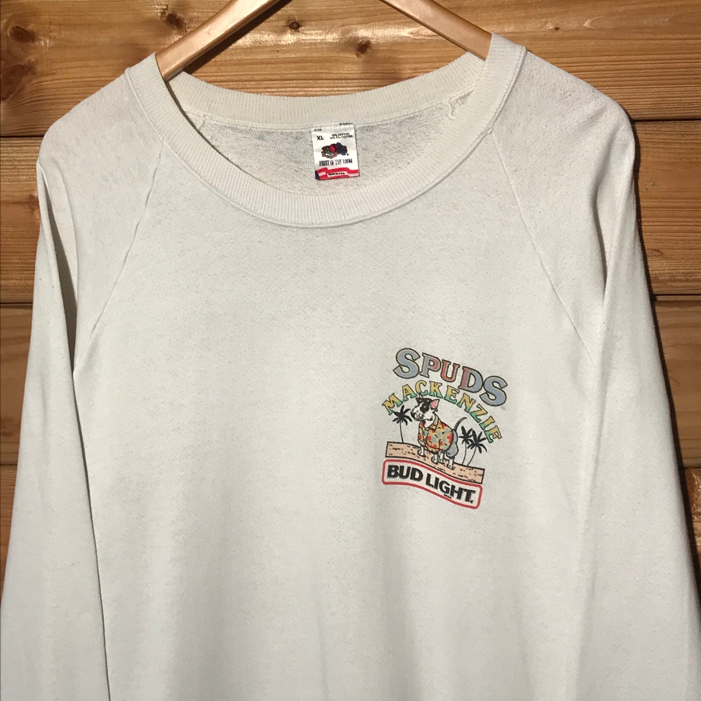 1986 Bud Light Spuds Party Animal sweatshirt