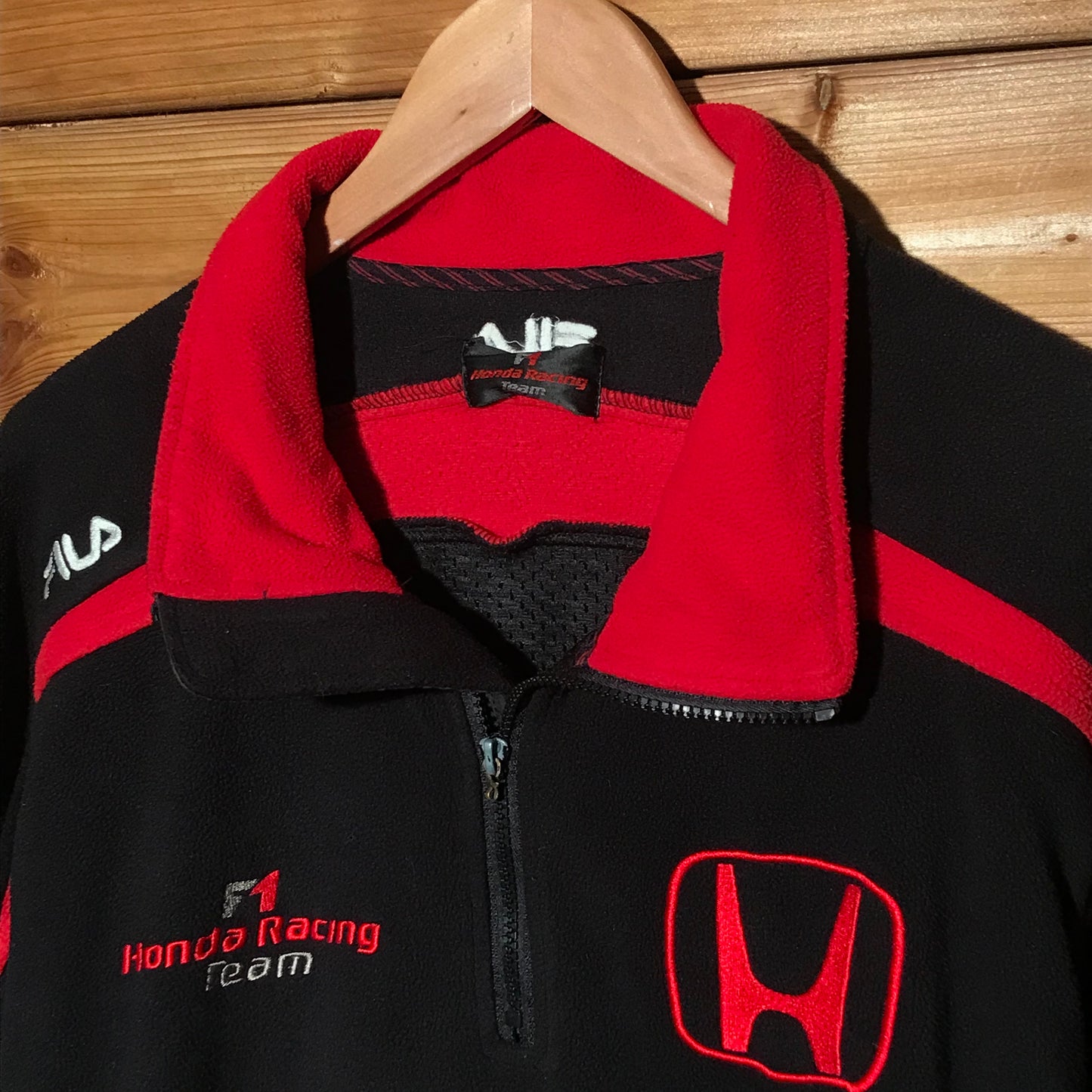 90s Fila F1 Honda Racing Team fleece jacket