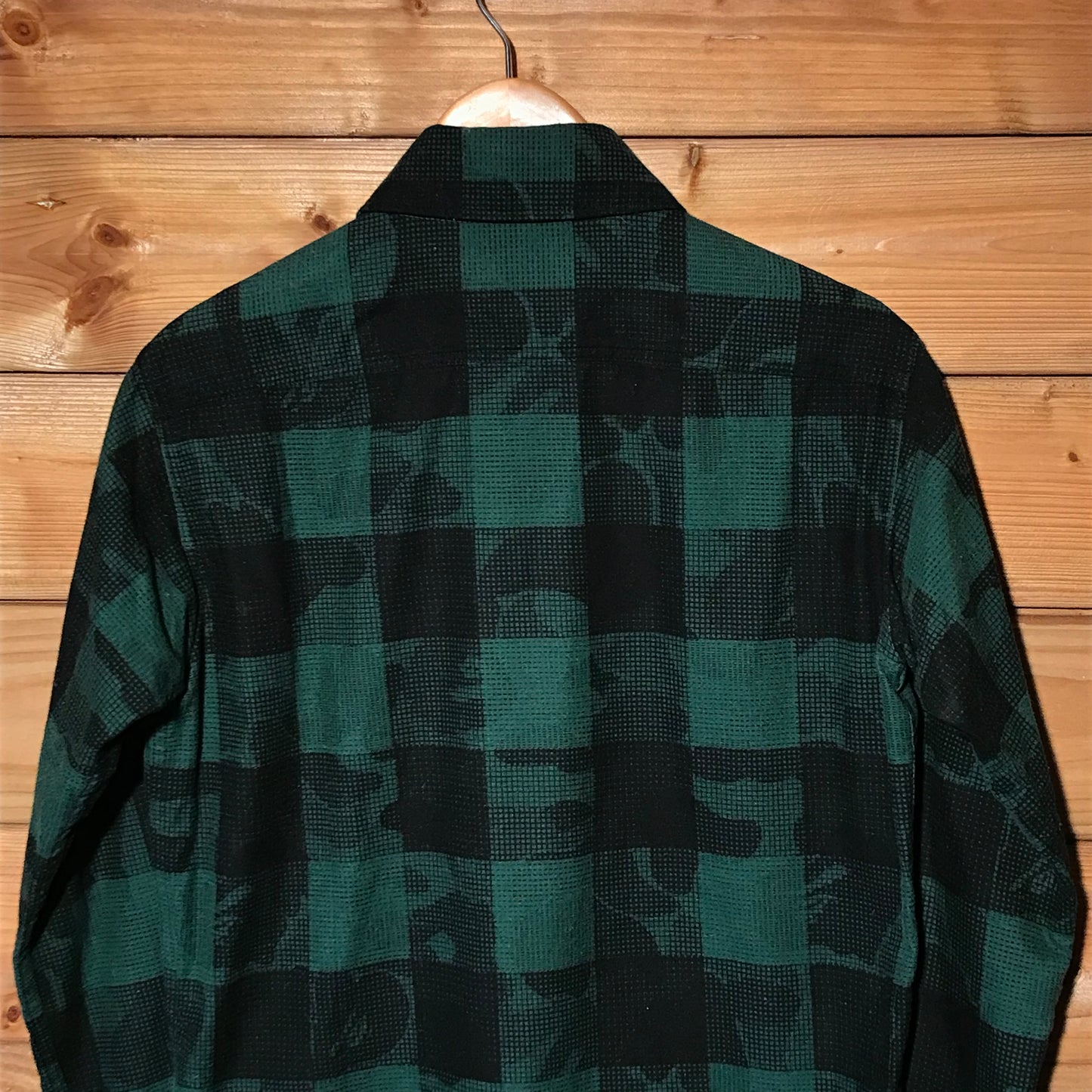 Bape, A Bathing Ape Plaid Camo shirt