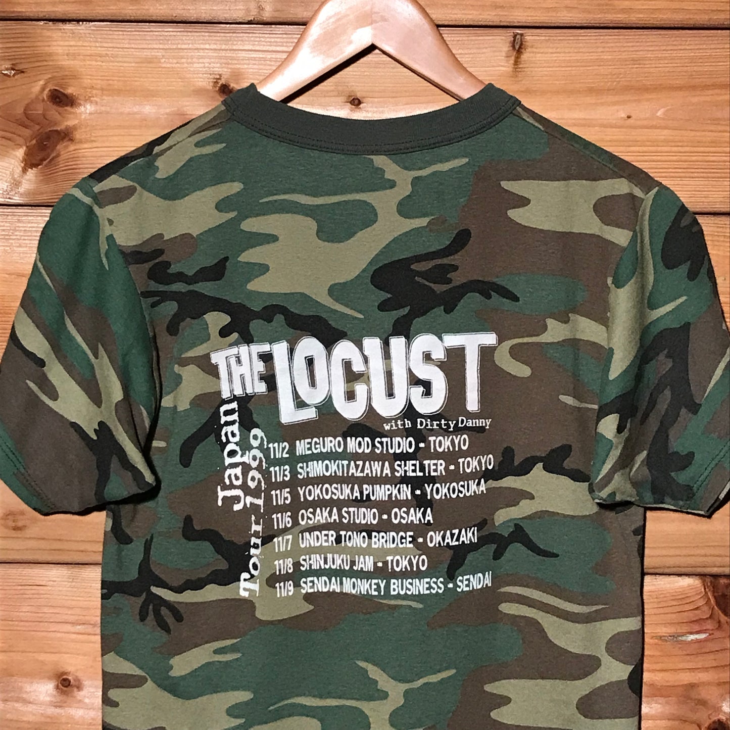 1999 The Locust Japan Tour t shirt