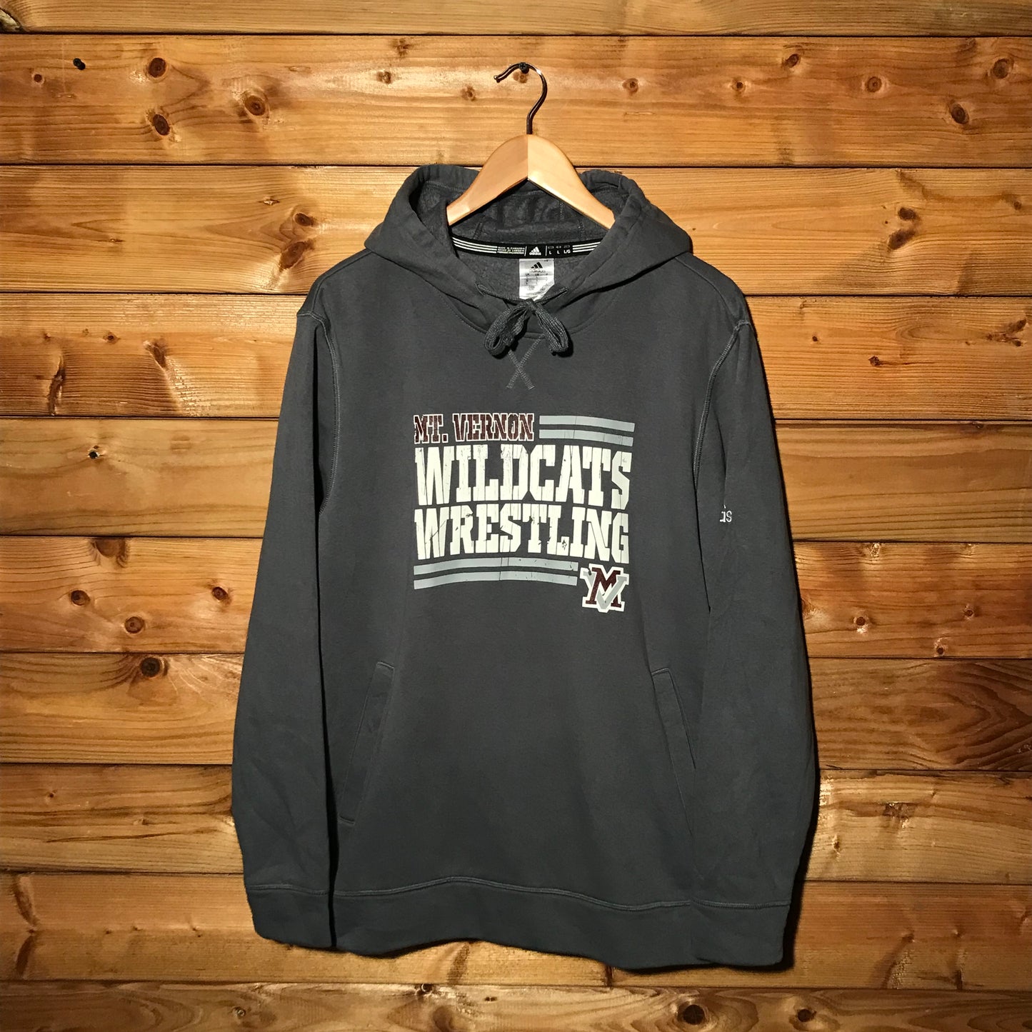 Adidas Mt. Vernon Wildcats Wrestling hoodie