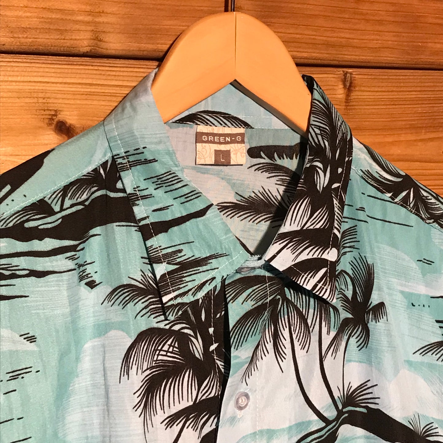 Green-G Hawaii Floral rayon shirt