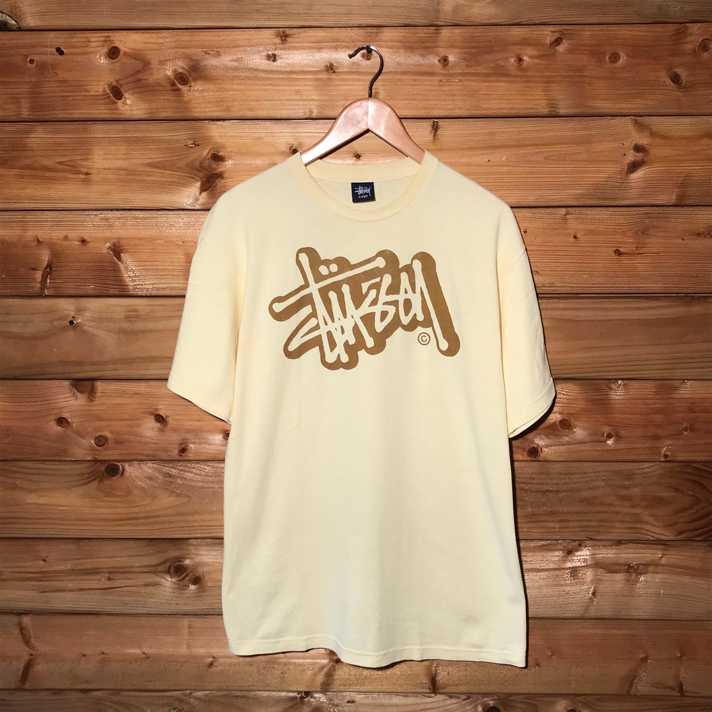 Stüssy Script Spellout t shirt