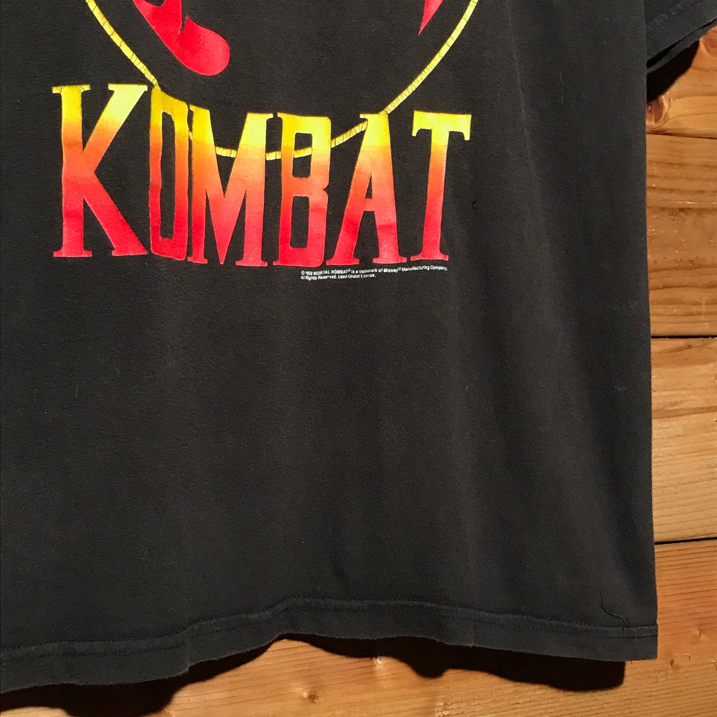 1992 Mortal Kombat Promo t shirt