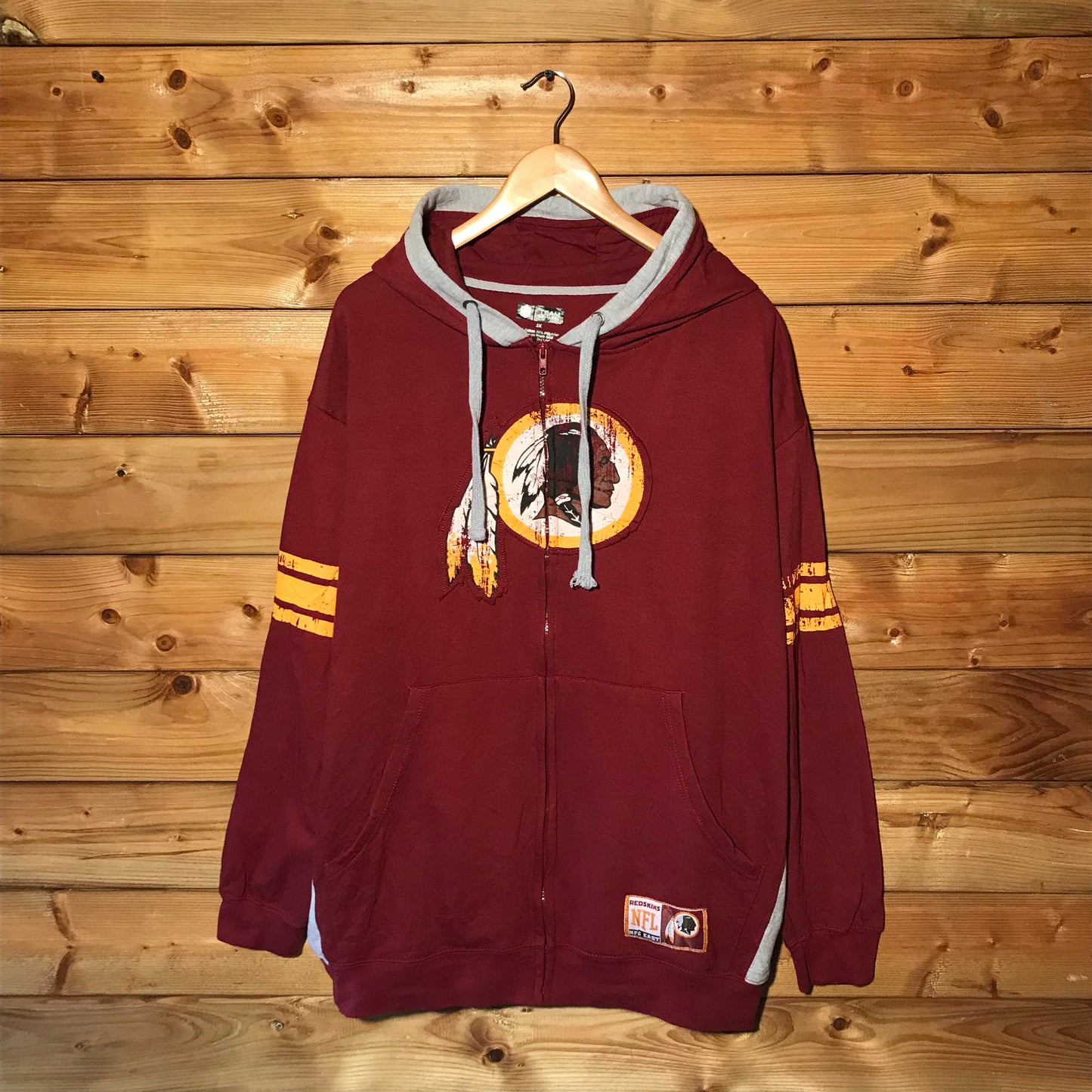 NFL Team Washington Redskins zip up hoodie