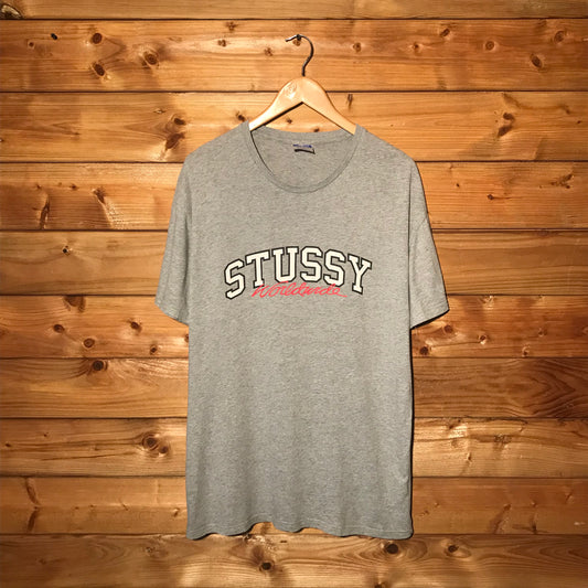 Stüssy Worldwide Arc Spellout t shirt