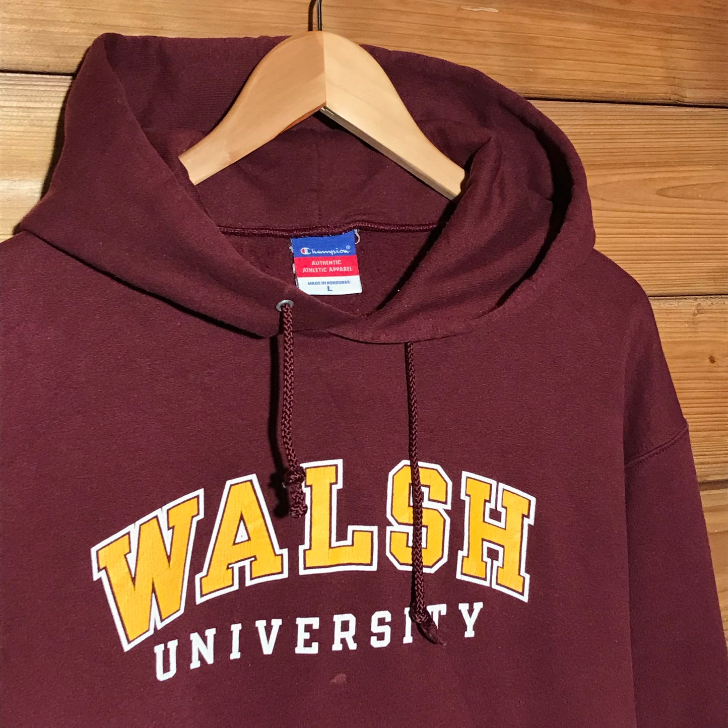 Champion Walsh University Arc Spellout hoodie