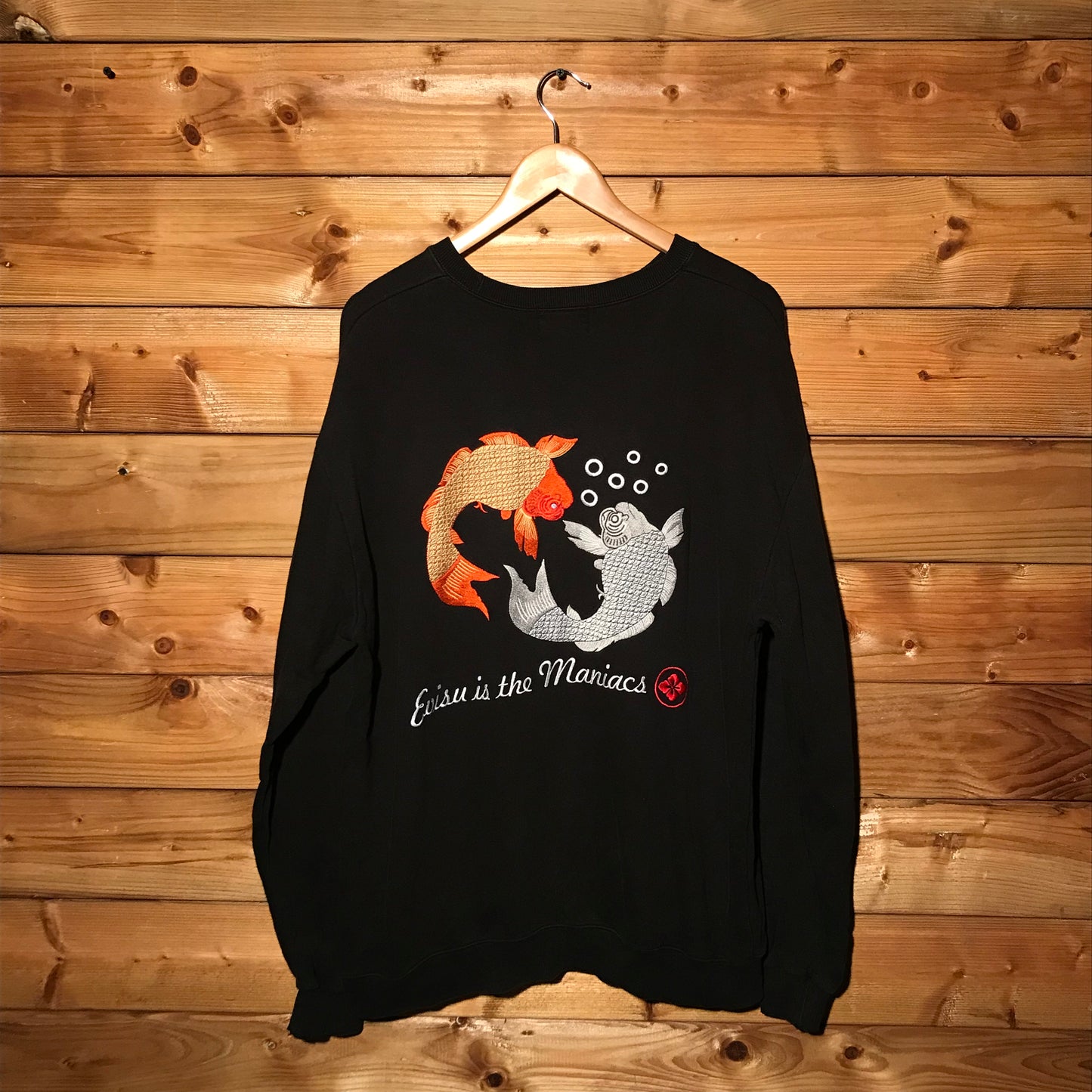 Evisu Maniacs Koi Fish sweatshirt