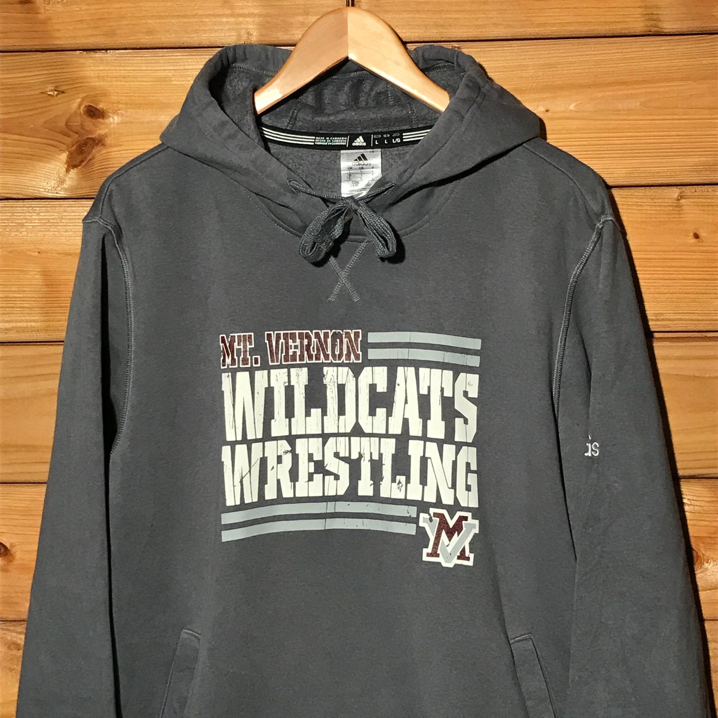 Adidas Mt. Vernon Wildcats Wrestling hoodie