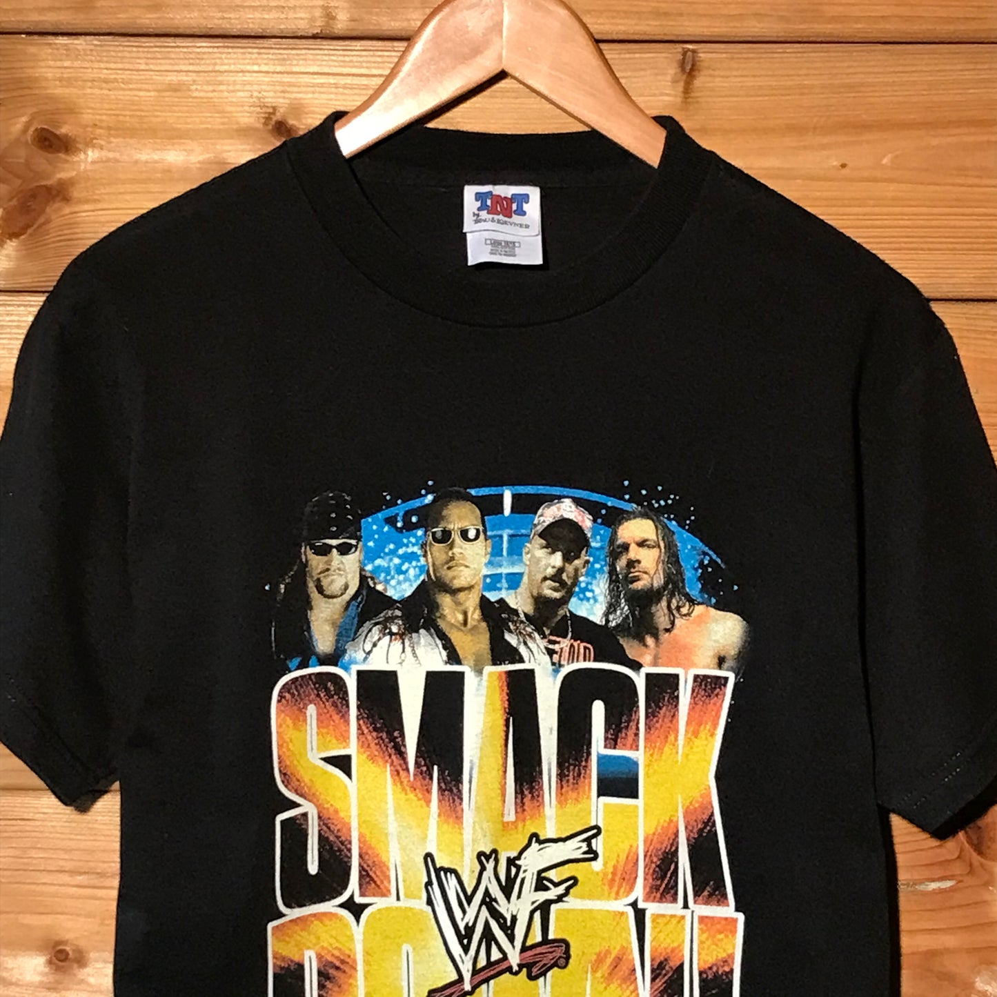 2001 WWF Smack Down t shirt