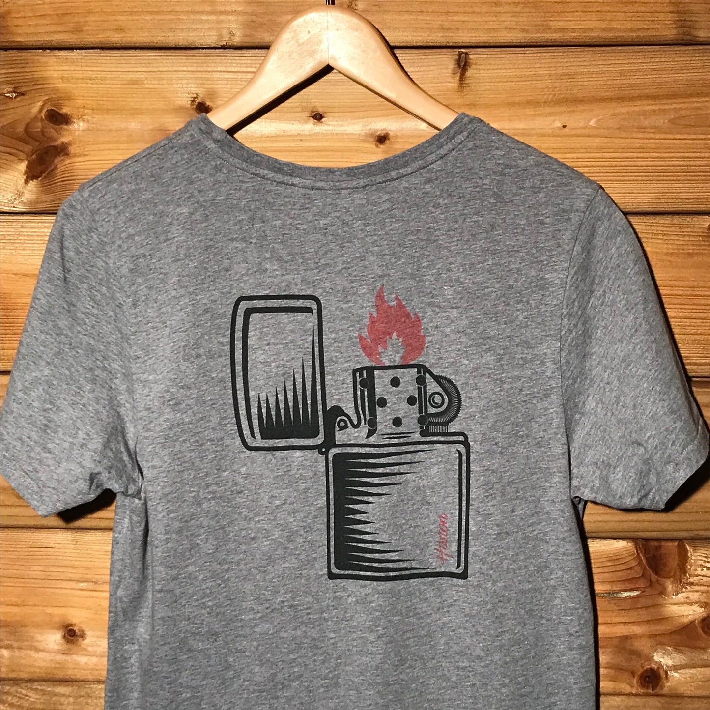 Hanon Zippo Lighter t shirt