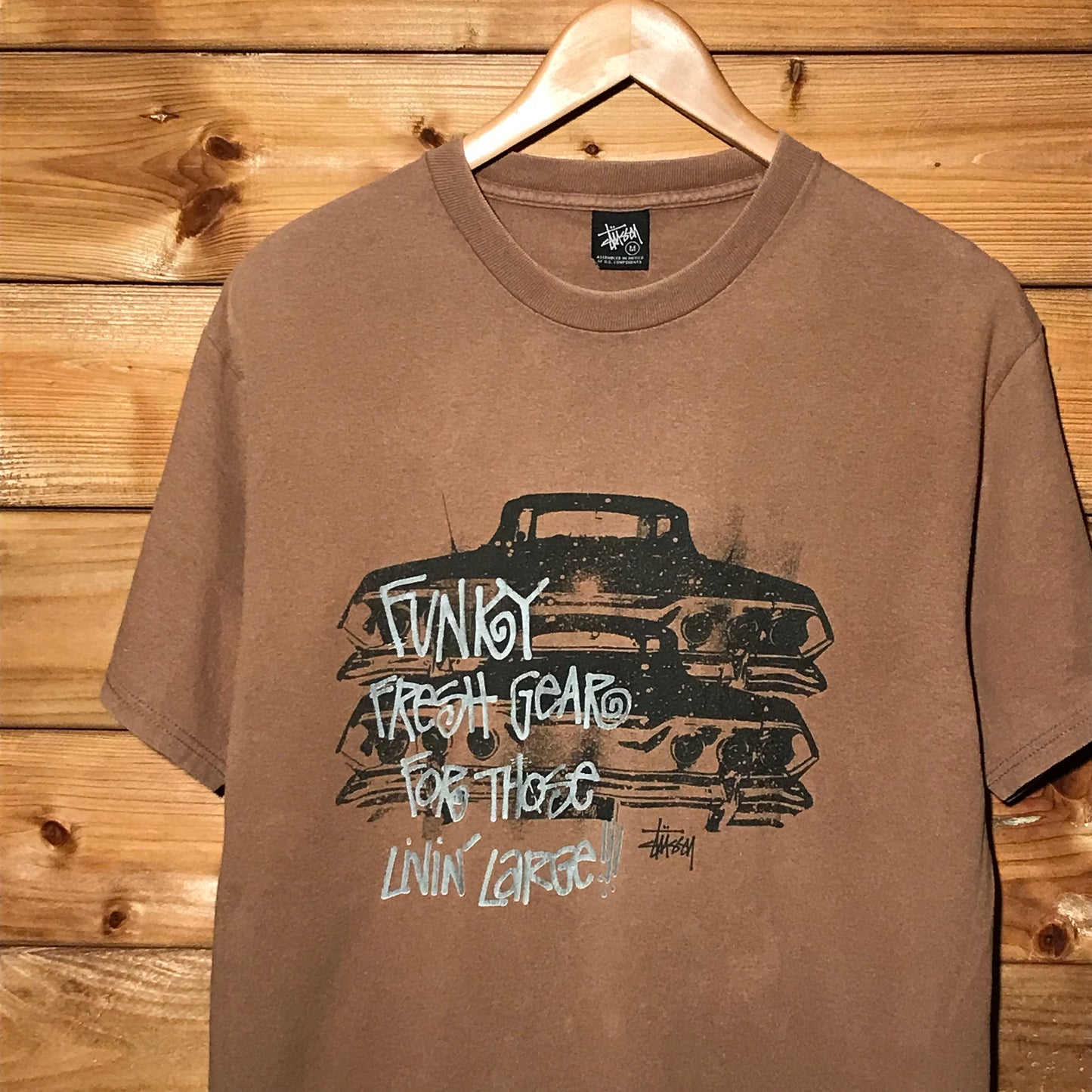 Stüssy Funky Fresh Gear Lowrider t shirt