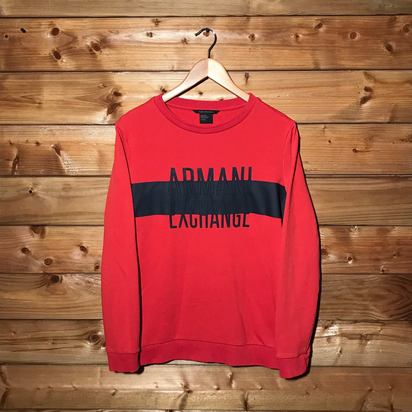 Armani Exchange Stripe Spellout sweatshirt