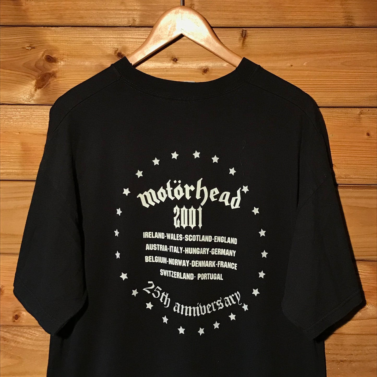 2001 Motörhead 25th Anniversary t shirt