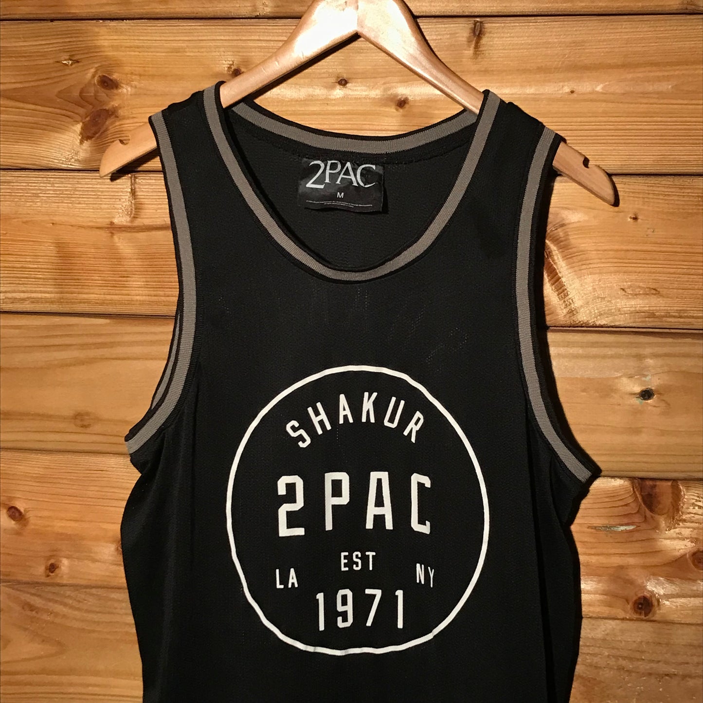 2Pac Shakur Mesh tank top t shirt