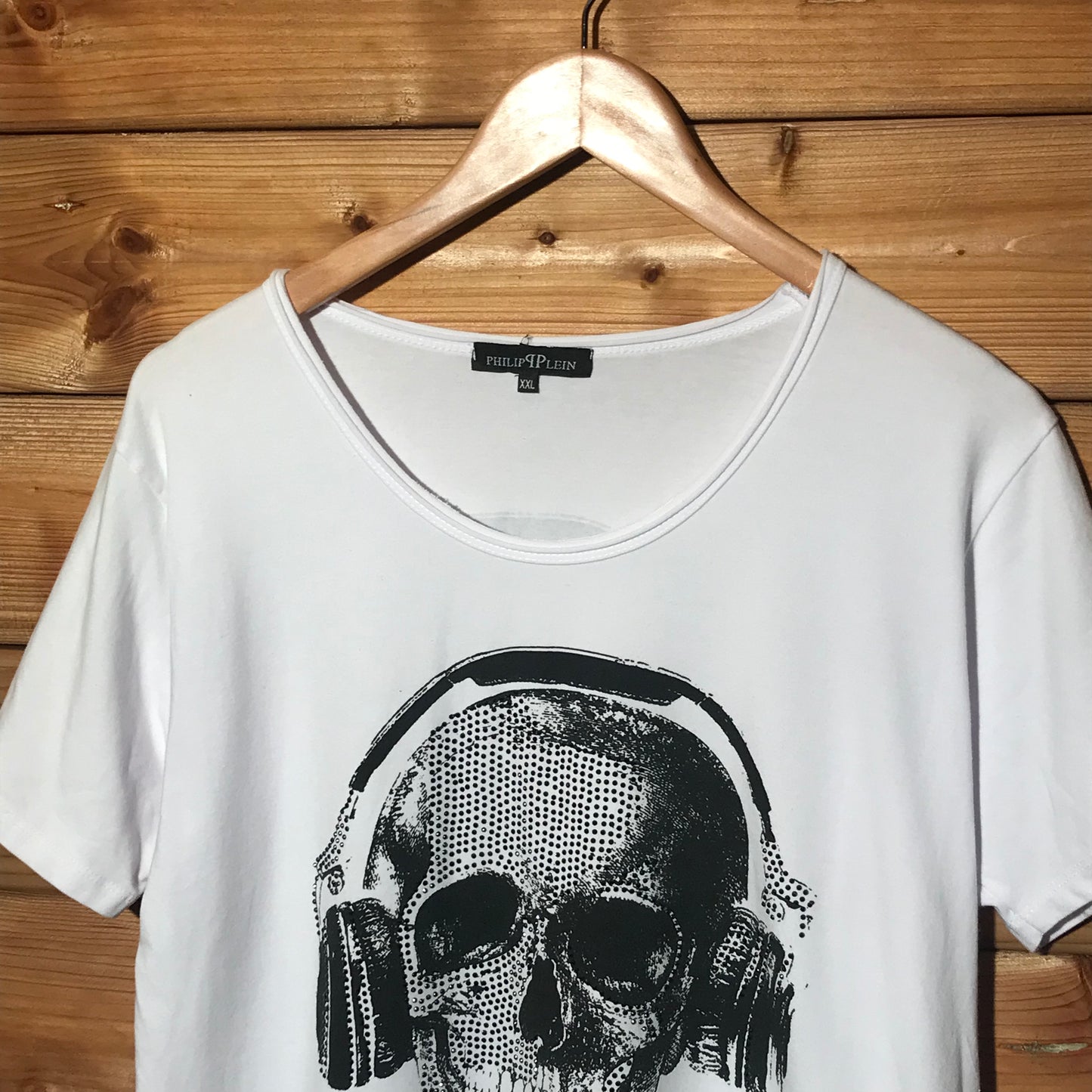 Philipp Plein Rhinestone Skull t shirt