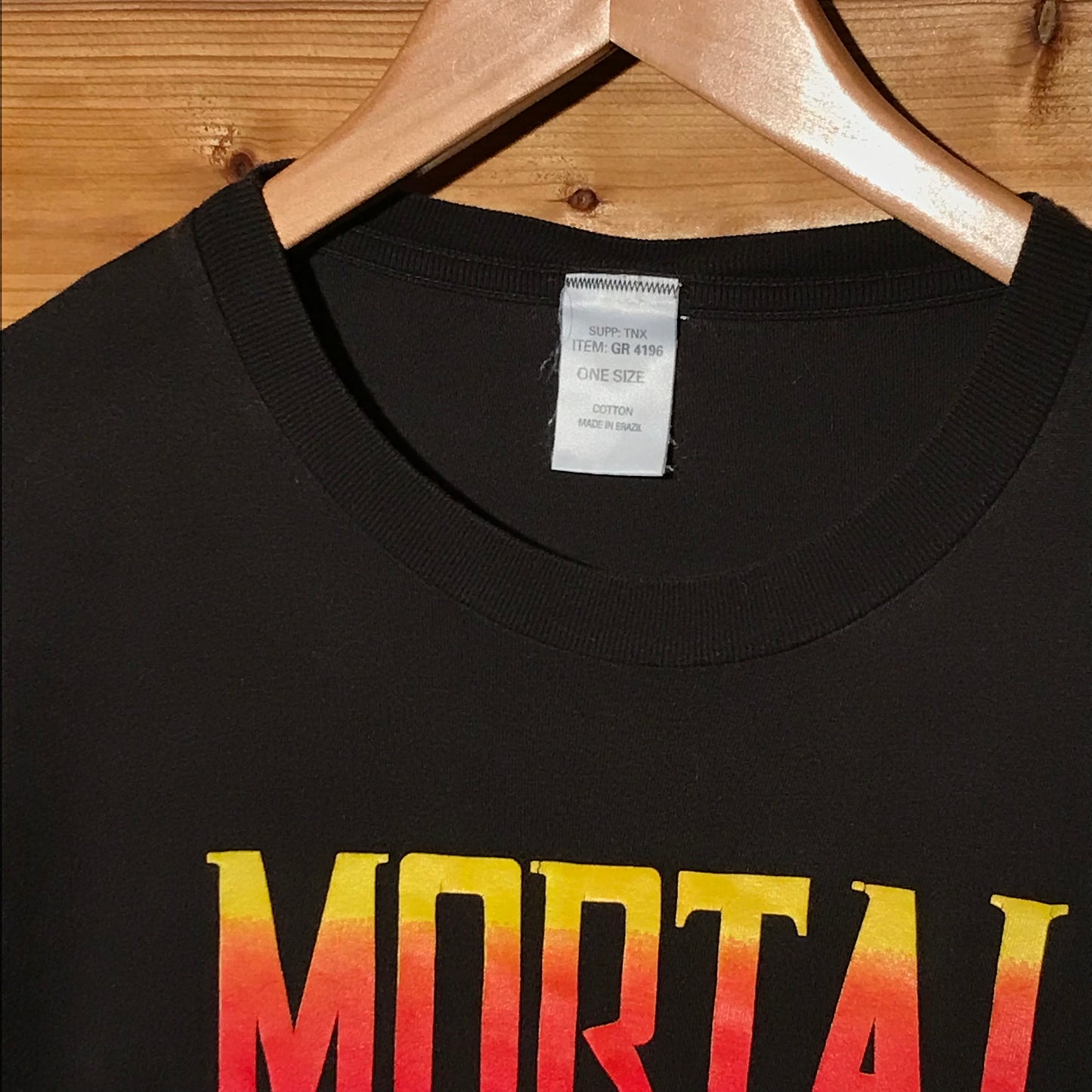 1992 Mortal Kombat Promo t shirt