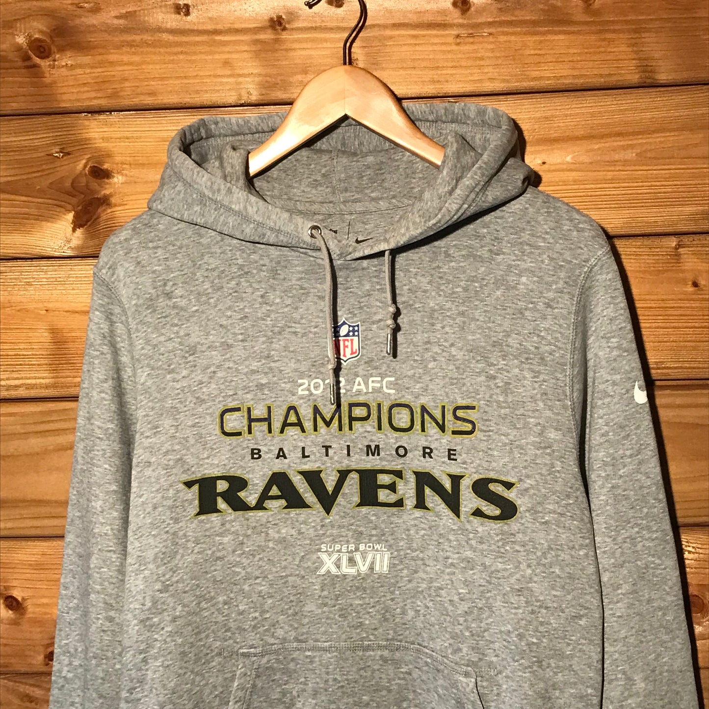 2012 Nike NFL Baltimore Ravens Super Bowl Champs hoodie