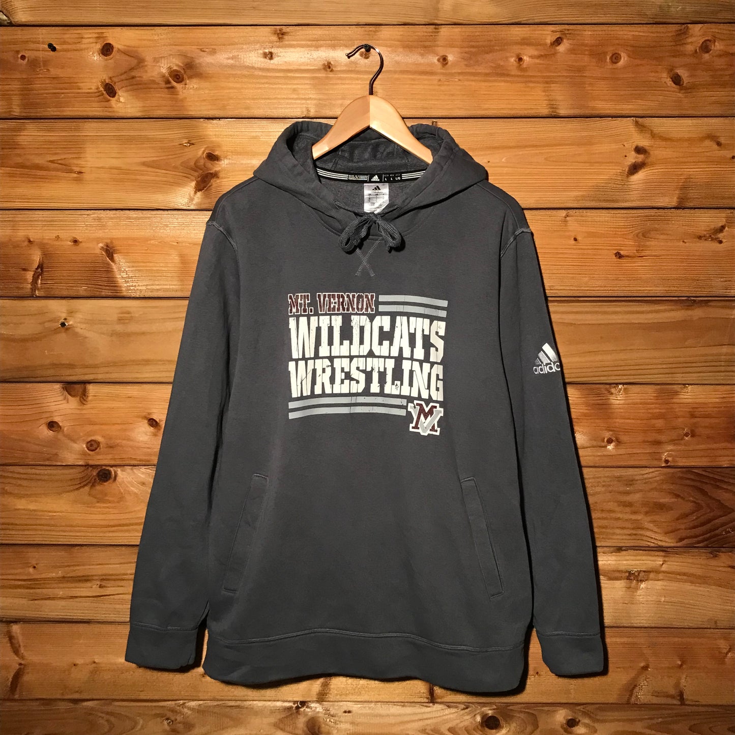 Adidas Mt. Vernon Wildcats Wrestling hoodie