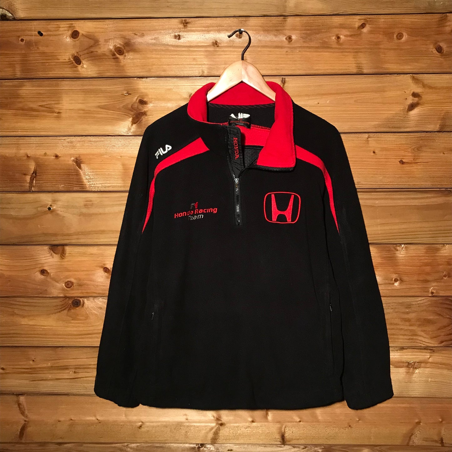 90s Fila F1 Honda Racing Team fleece jacket