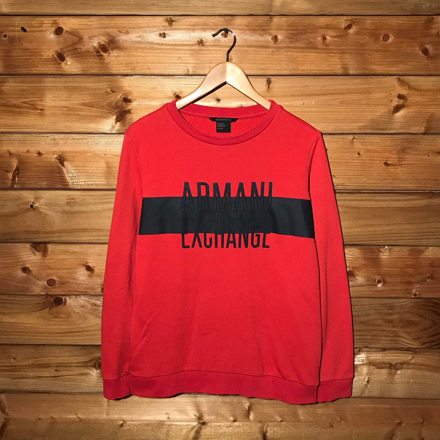 Armani Exchange Stripe Spellout sweatshirt