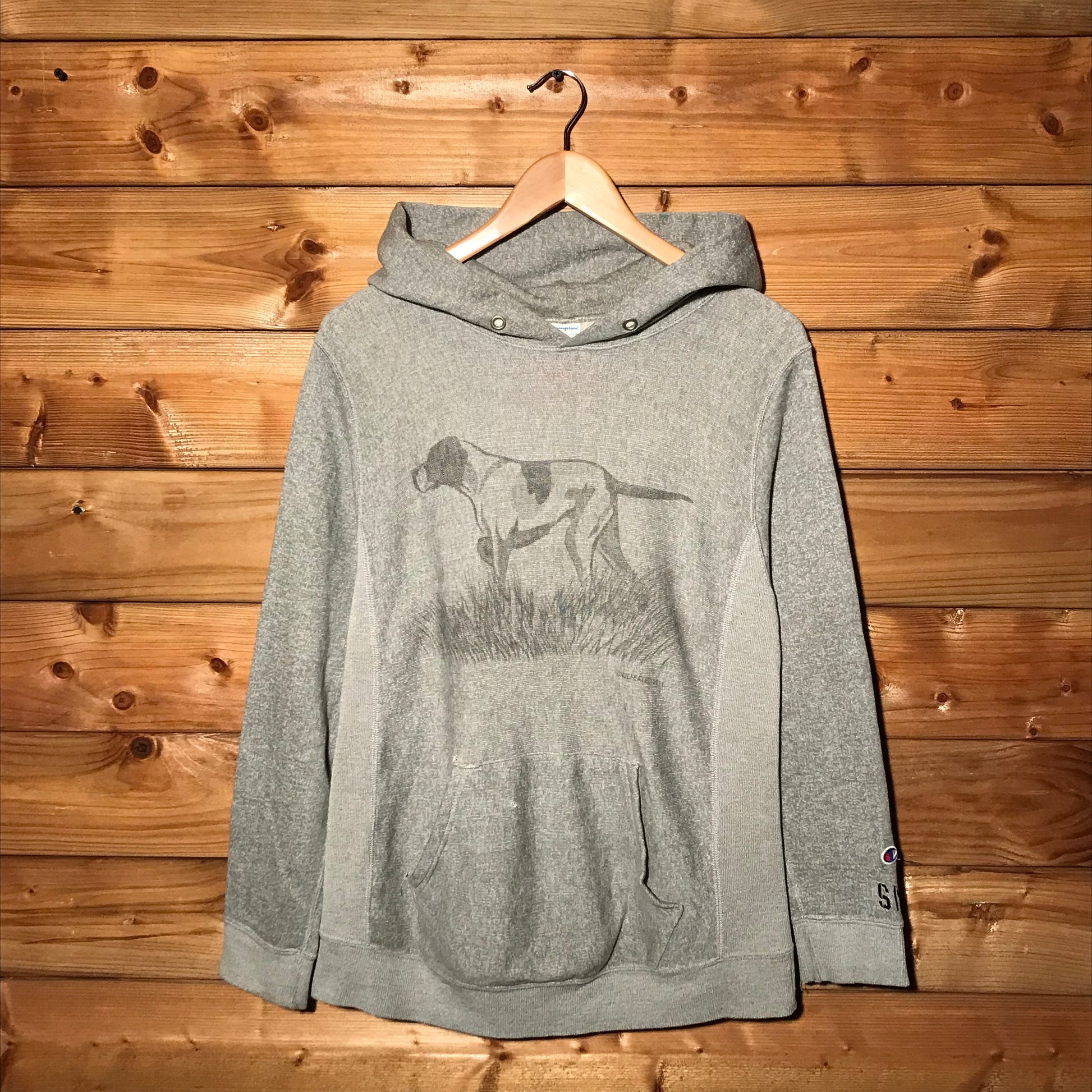 Stussy champion hoodie sale