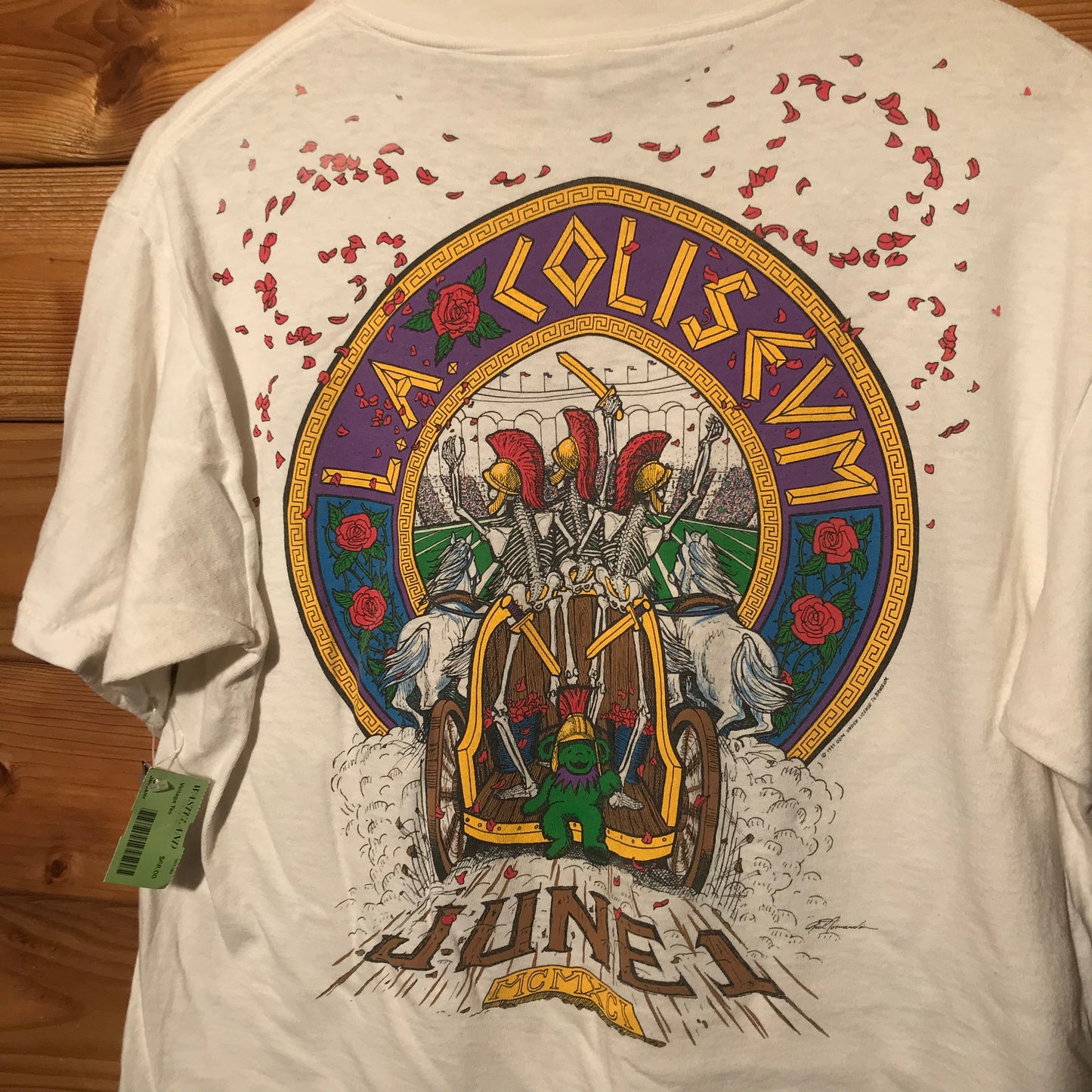 1991 Grateful Dead LA Coliseum t shirt