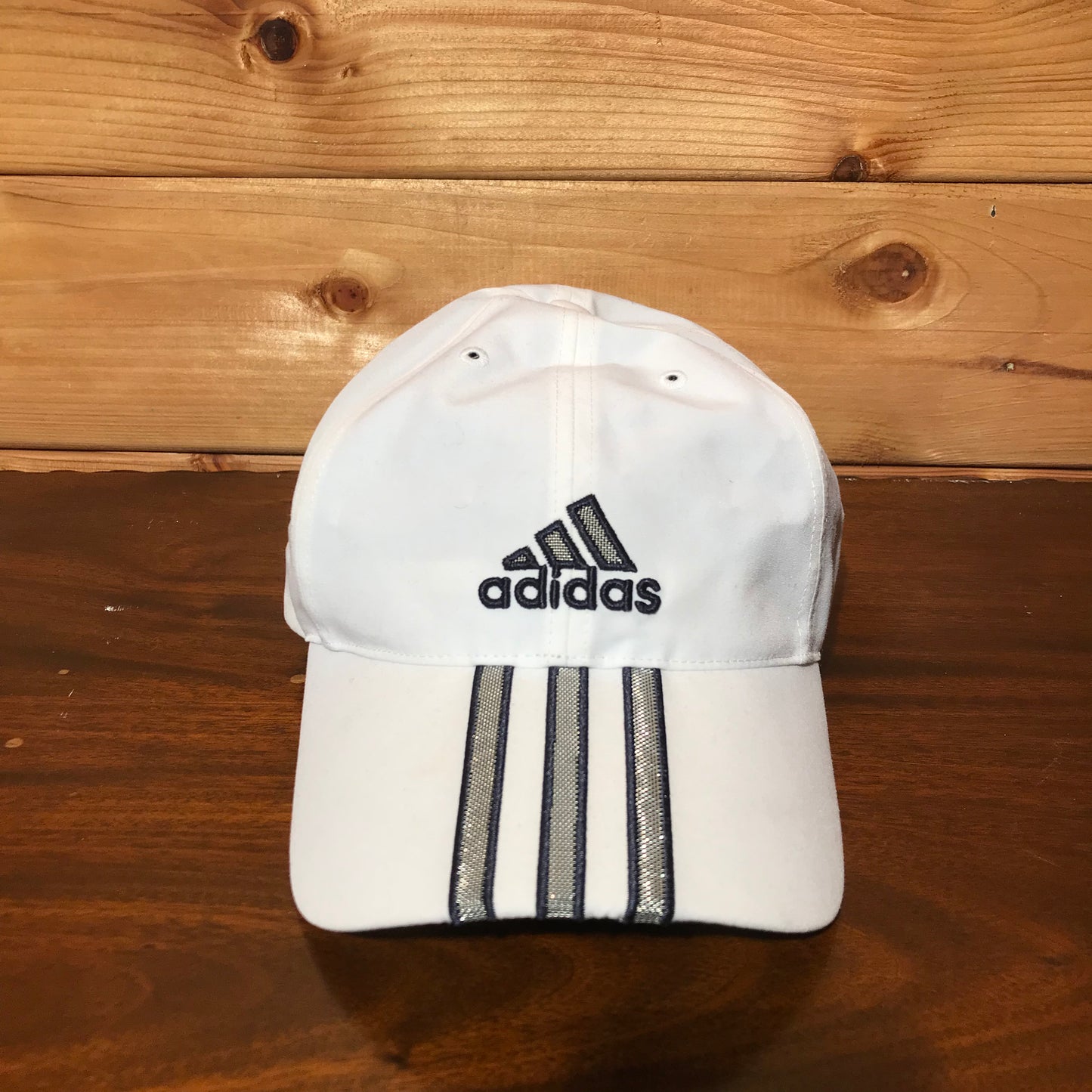 Adidas Silver Striped cap