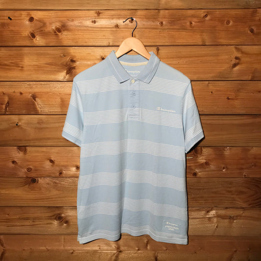 Champion striped polo t shirt